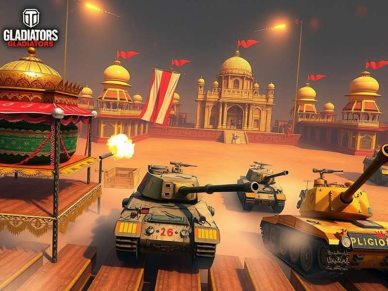 Tank Warfare Gladiators Indian festival event